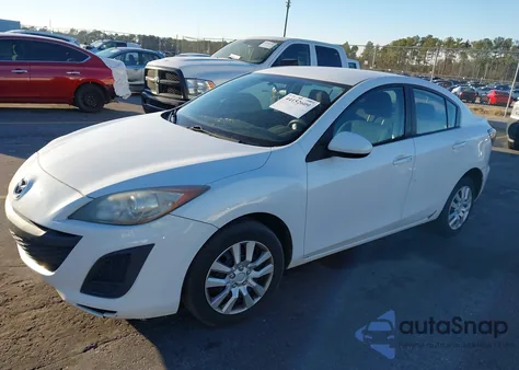 2010 Mazda Mazda3 I Sport z USA, uszkodzony, nr VIN JM1BL1SFXA1261395